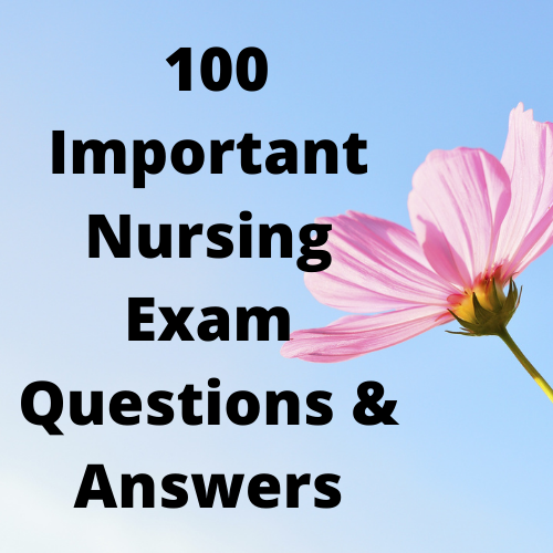 short answer questions nursing