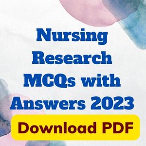 nursing research mcq questions